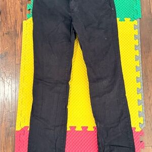 Black slim fit black Pants